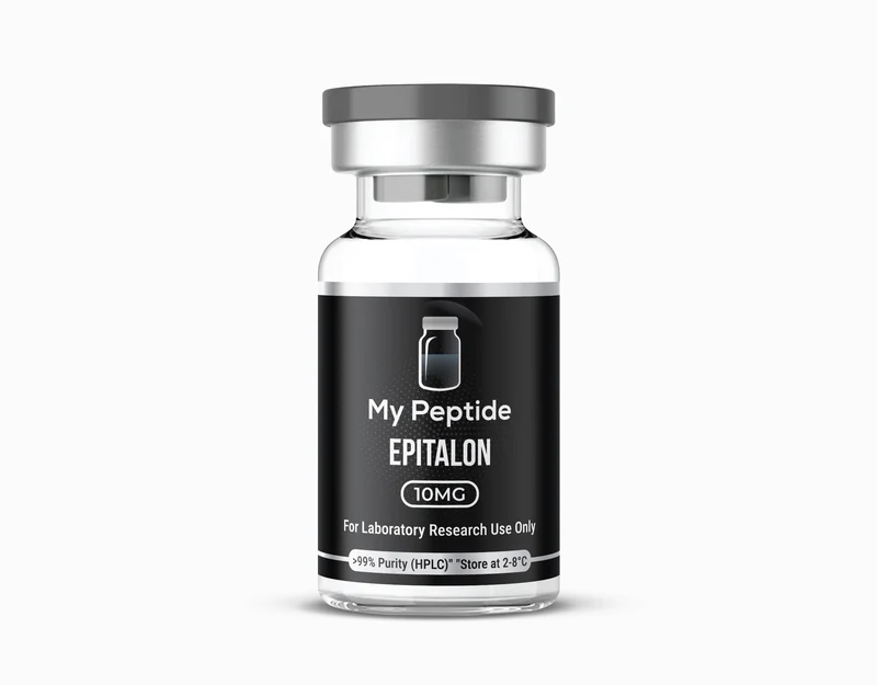 Epitalon 10mg Lyophilized Peptide Vial Longevity Research Grade